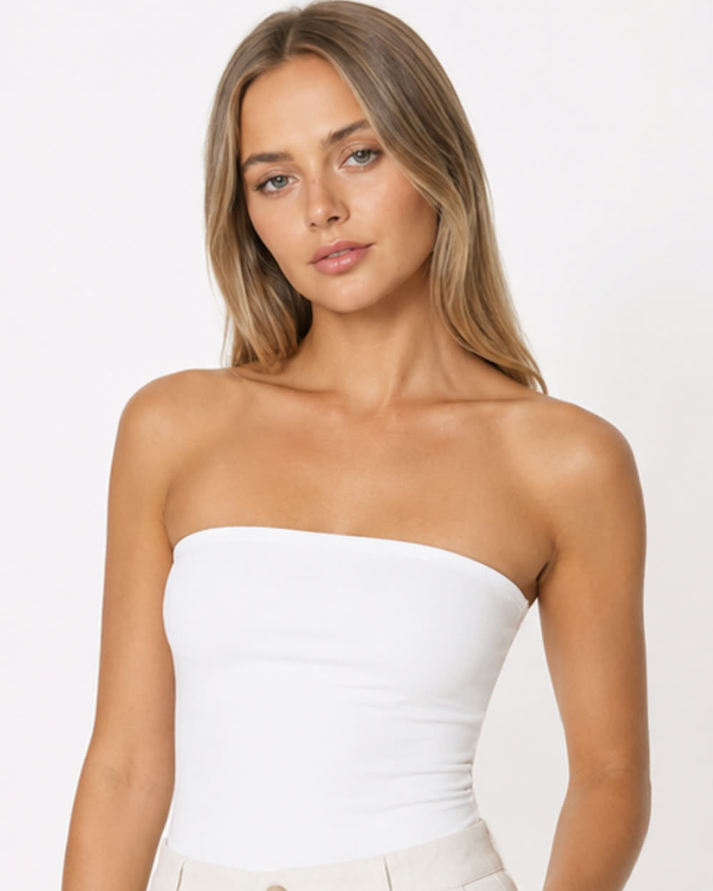 Strapless neckline